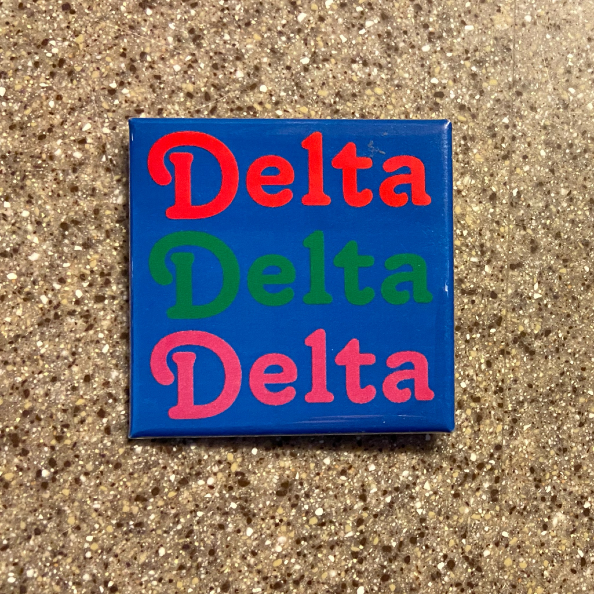 Square Delta Delta Delta Pin